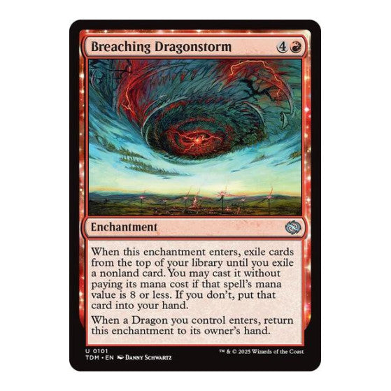 Breaching Dragonstorm (TDM) #101 Uncommon (Lightly Played) Tarkir: Dragonstorm Magic: The Gathering: 2025