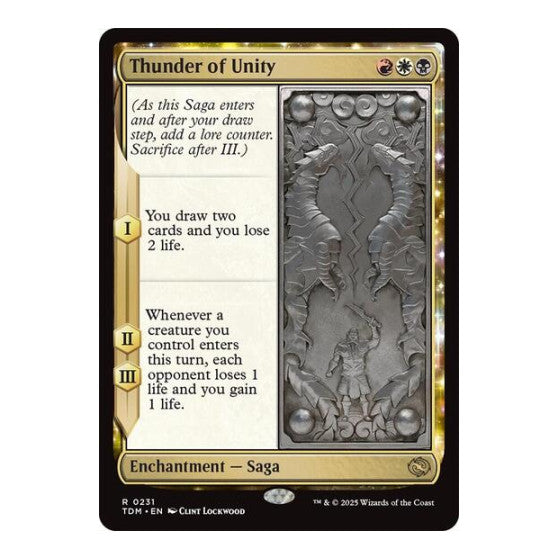 Thunder of Unity (TDM) #231 Rare (Lightly Played) Tarkir: Dragonstorm Magic: The Gathering: 2025