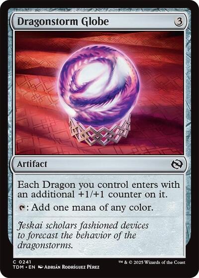 2025 Magic: Tarkir: Dragonstorm (TDM) - Dragonstorm Globe (#241, Common) (Lightly Played)