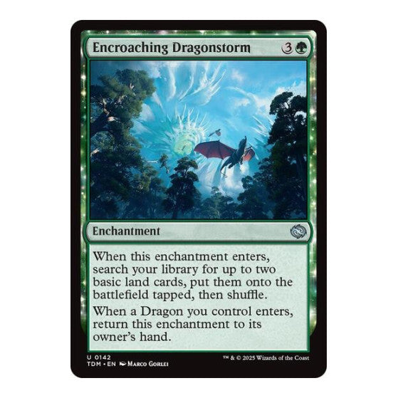 Encroaching Dragonstorm (TDM) #142 Uncommon (Lightly Played) Tarkir: Dragonstorm Magic: The Gathering: 2025