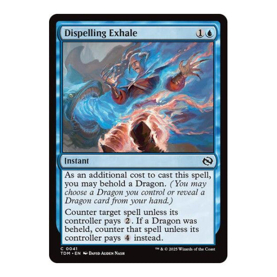 Dispelling Exhale (TDM) #41 Common Tarkir: Dragonstorm Magic: The Gathering: 2025