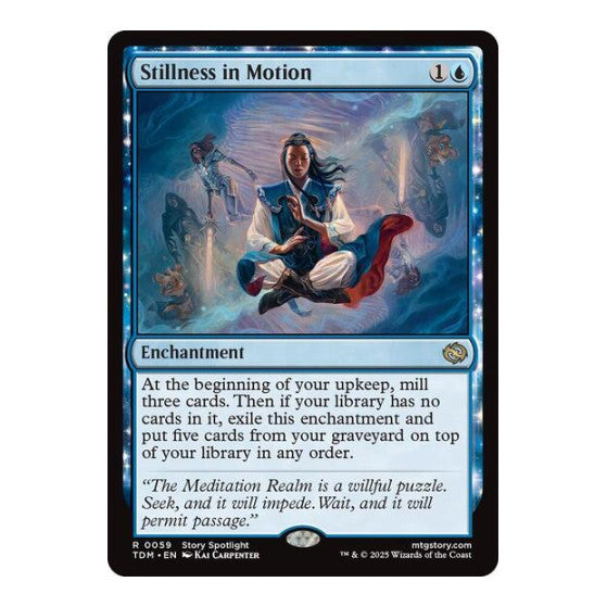 Stillness in Motion (TDM) #59 Rare Tarkir: Dragonstorm Magic: The Gathering: 2025