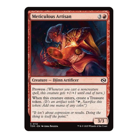 Meticulous Artisan (TDM) #112 Common Tarkir: Dragonstorm Magic: The Gathering: 2025