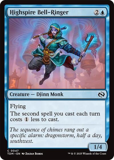 2025 Magic: Tarkir: Dragonstorm (TDM) - Highspire Bell Ringer (#47, Common) (Lightly Played)