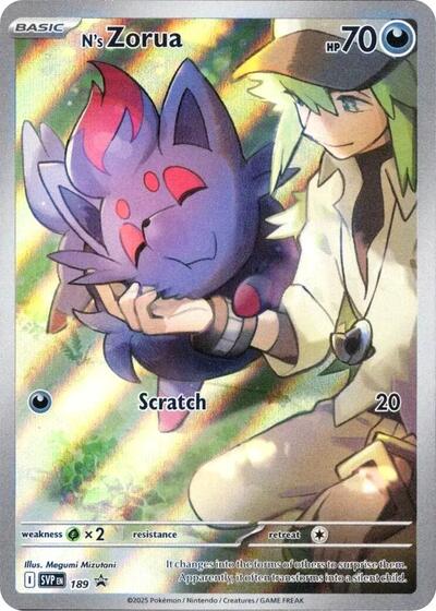 Ns Zorua 189 (SVP) #189 Promo (Holofoil Near Mint) SV: Scarlet & Violet Promo Cards Pokemon: 2023