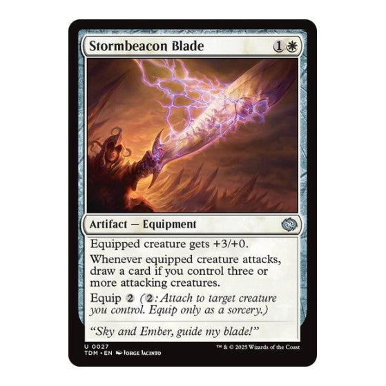 Stormbeacon Blade (TDM) #27 Uncommon (Lightly Played) Tarkir: Dragonstorm Magic: The Gathering: 2025