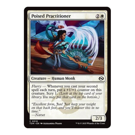 Poised Practitioner (TDM) #18 Common Tarkir: Dragonstorm Magic: The Gathering: 2025