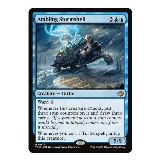 Ambling Stormshell (TDM) #37 Rare Tarkir: Dragonstorm Magic: The Gathering: 2025