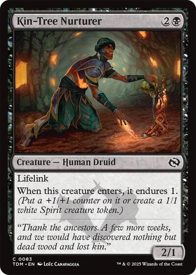 Kin Tree Nurturer (TDM) #83 Common (Lightly Played) Tarkir: Dragonstorm Magic: The Gathering: 2025