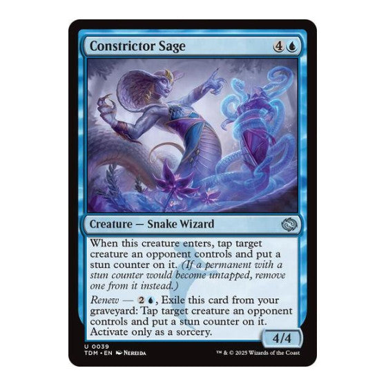 Constrictor Sage (TDM) #39 Uncommon Tarkir: Dragonstorm Magic: The Gathering: 2025