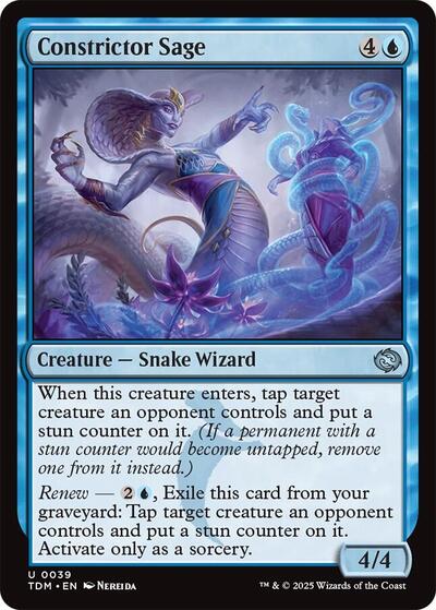 Constrictor Sage (TDM) #39 Uncommon Tarkir: Dragonstorm Magic: The Gathering: 2025