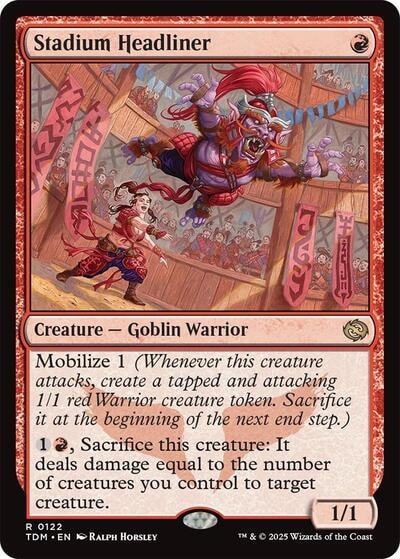Stadium Headliner (TDM) #122 Rare Tarkir: Dragonstorm Magic: The Gathering: 2025