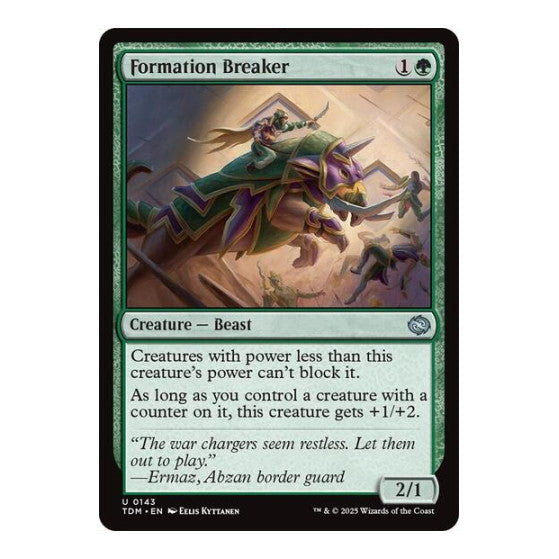Formation Breaker (TDM) #143 Uncommon (Lightly Played) Tarkir: Dragonstorm Magic: The Gathering: 2025