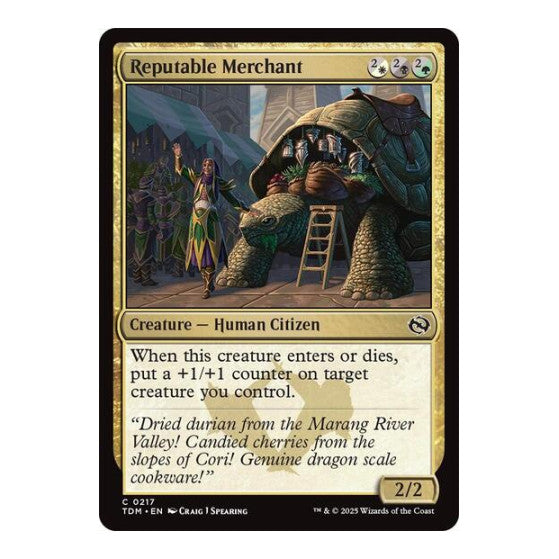 Reputable Merchant (TDM) #217 Common Tarkir: Dragonstorm Magic: The Gathering: 2025