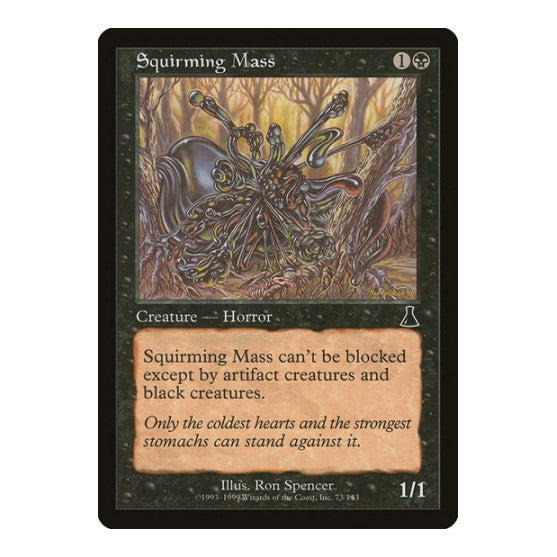 Squirming Mass (UDS) #73 Common (Moderately Played) Urza's Destiny Magic: The Gathering: 1999