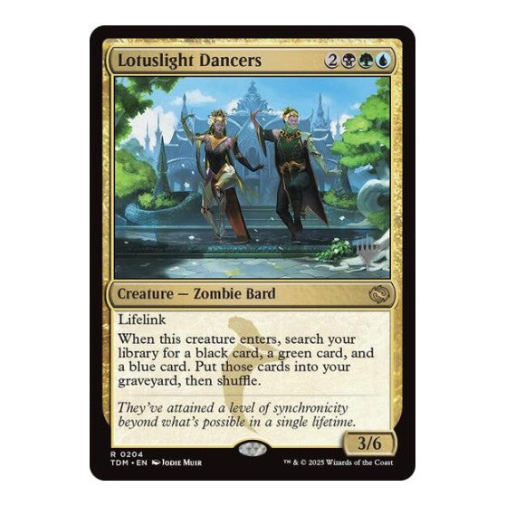Lotuslight Dancers (PPTDM) #204 Rare (Lightly Played) Promo Pack: Tarkir: Dragonstorm Magic: The Gathering: 2025