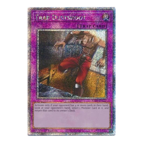 Trap Dustshoot (Quarter Century Secret Rare) (RA04) #RA04-EN121 Quarter Century Secret Rare (1st Edition Near Mint) Quarter Century Stampede YuGiOh: 2025