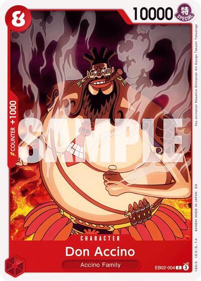 Don Accino (EB-02) #EB02-004 Common (Near Mint) Extra Booster: Anime 25th Collection One Piece Card Game: 2025
