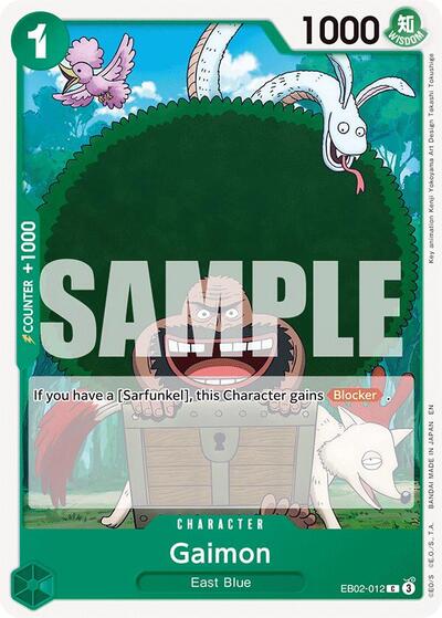 Gaimon (EB-02) #EB02-012 Common (Near Mint) Extra Booster: Anime 25th Collection One Piece Card Game: 2025