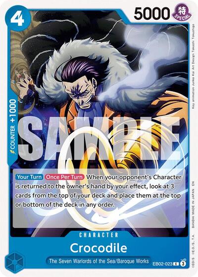 Crocodile (EB-02) #EB02-023 Common (Near Mint) Extra Booster: Anime 25th Collection One Piece Card Game: 2025