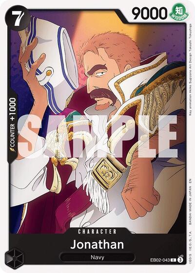 Jonathan (EB-02) #EB02-043 Common (Near Mint) Extra Booster: Anime 25th Collection One Piece Card Game: 2025