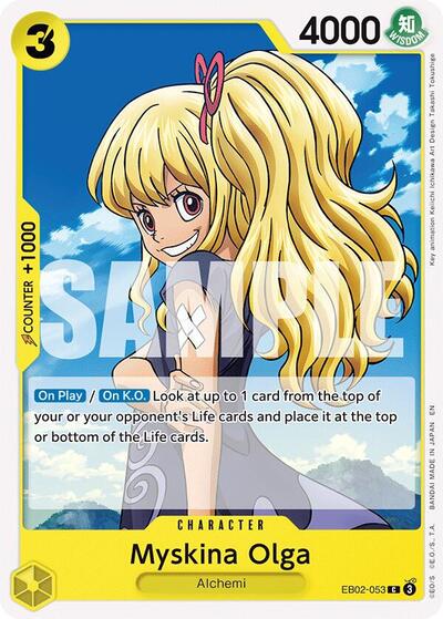Myskina Olga (EB-02) #EB02-053 Common (Near Mint) Extra Booster: Anime 25th Collection One Piece Card Game: 2025