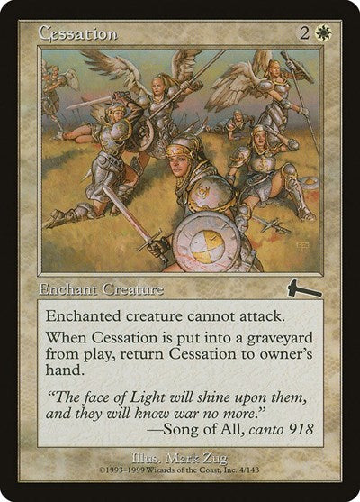 Cessation (ULG) #4 Common (Lightly Played) Urza's Legacy Magic: 1999