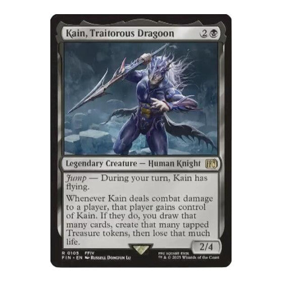 Kain, Traitorous Dragoon (FIN) #105 Rare (Lightly Played) FINAL FANTASY Magic: The Gathering: 2025