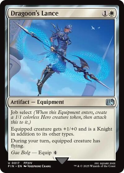Dragoons Lance (FIN) #17 Uncommon FINAL FANTASY Magic: The Gathering: 2025