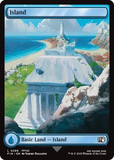 Island (0299) (FIN) #299 Land (Lightly Played) FINAL FANTASY Magic: The Gathering: 2025