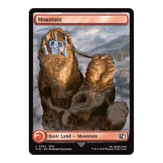 Mountain (0304) (FIN) #304 Land (Lightly Played) FINAL FANTASY Magic: The Gathering: 2025