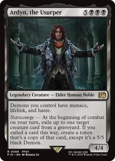 Ardyn, the Usurper (FIN) #89 Rare FINAL FANTASY Magic: The Gathering: 2025