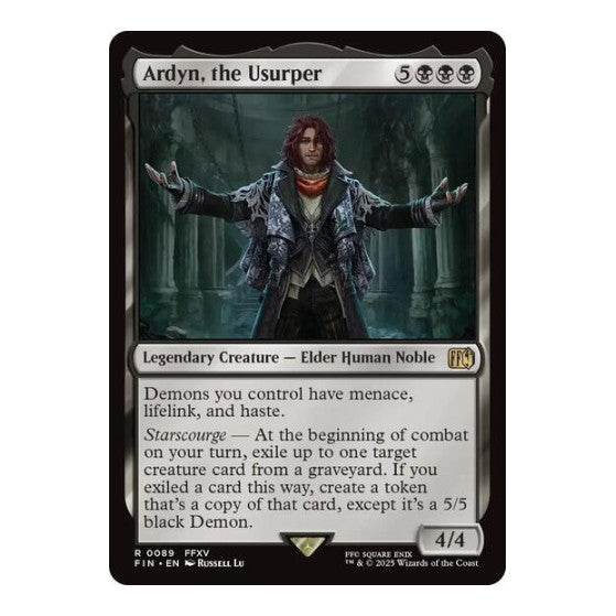 Ardyn, the Usurper (FIN) #89 Rare (Lightly Played) FINAL FANTASY Magic: The Gathering: 2025