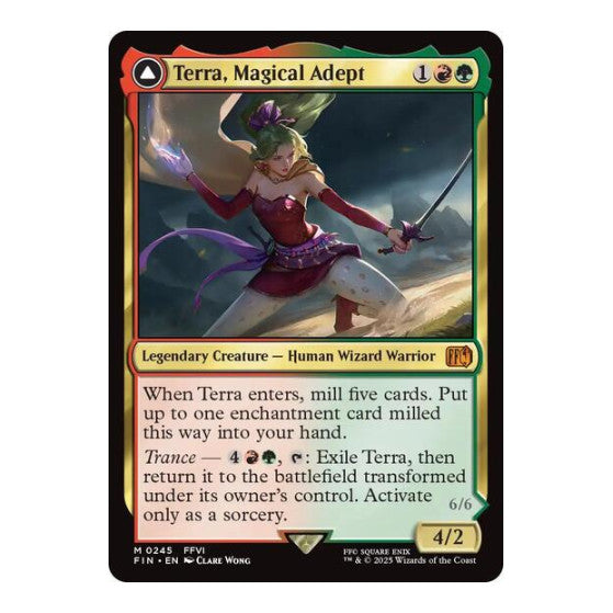 Terra, Magical Adept (FIN) #245 Mythic Rare (Near Mint) FINAL FANTASY Magic: The Gathering: 2025