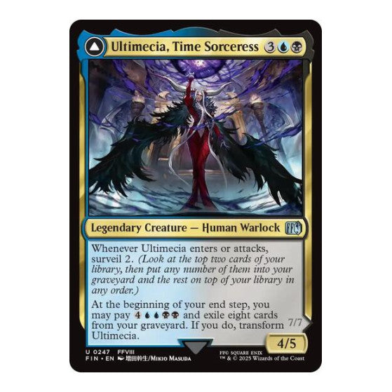 Ultimecia, Time Sorceress (FIN) #247 Uncommon FINAL FANTASY Magic: The Gathering: 2025