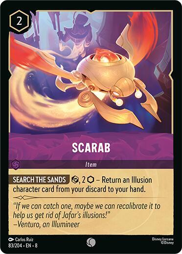 Scarab (8) #83/204 Common (Near Mint) Reign of Jafar Disney Lorcana: 2025