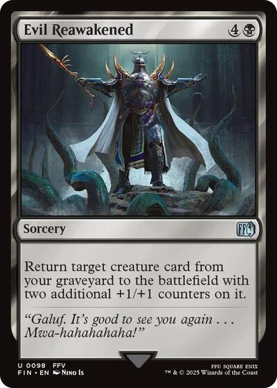Evil Reawakened (FIN) #98 Uncommon FINAL FANTASY Magic: The Gathering: 2025