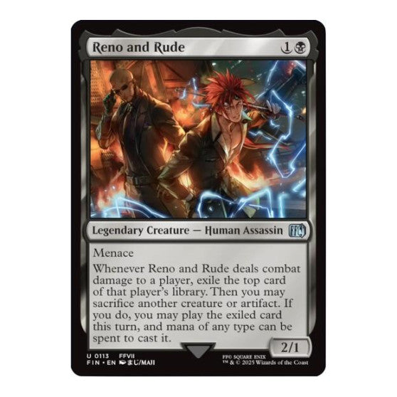 Reno and Rude (FIN) #113 Uncommon FINAL FANTASY Magic: The Gathering: 2025