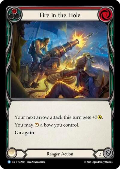 Fire in the Hole () #SEA101 Rare High Seas Flesh and Blood TCG: 2025