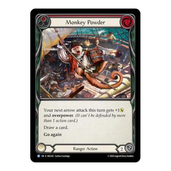 Monkey Powder () #SEA102 Rare (Lightly Played) High Seas Flesh and Blood TCG: 2025