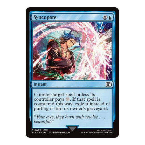 Syncopate (FIN) #80 Common FINAL FANTASY Magic: The Gathering: 2025