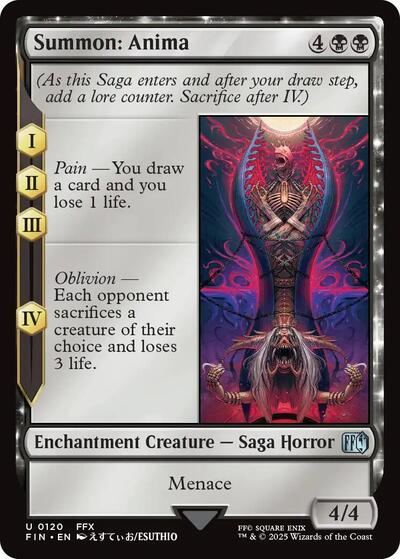 Summon Anima (FIN) #120 Uncommon FINAL FANTASY Magic: The Gathering: 2025