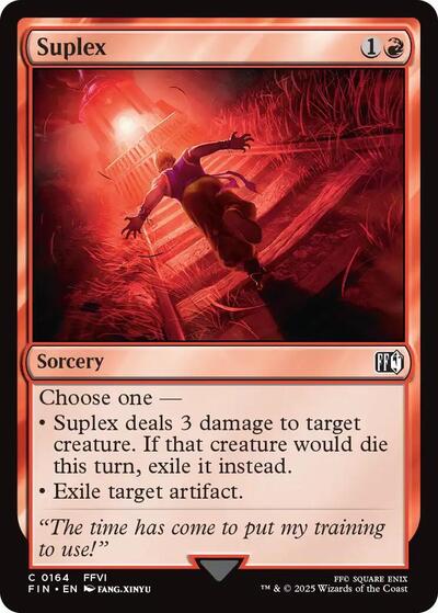 Suplex (FIN) #164 Common (Lightly Played) FINAL FANTASY Magic: The Gathering: 2025