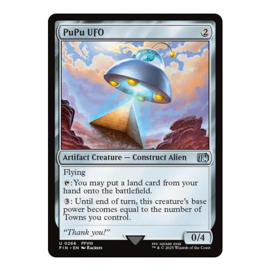 PuPu UFO (FIN) #266 Uncommon (Lightly Played) FINAL FANTASY Magic: The Gathering: 2025