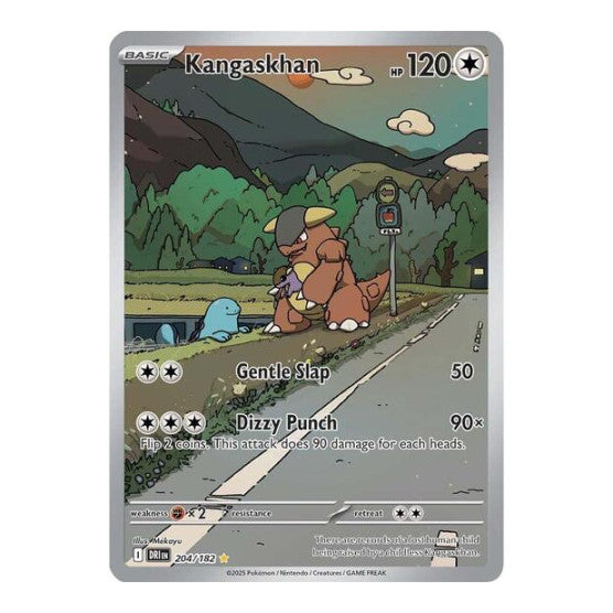 Kangaskhan - 204/182 (DRI) #204/182 Illustration Rare (Holofoil Near Mint) SV10: Destined Rivals Pokemon: 2025