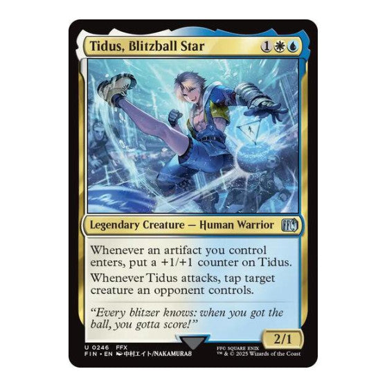 Tidus, Blitzball Star (FIN) #246 Uncommon FINAL FANTASY Magic: The Gathering: 2025