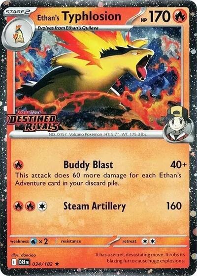 Ethan's Typhlosion (Prerelease) (MCAP) #034/182 Rare (Holofoil Near Mint) Miscellaneous Cards & Products Pokemon: 2026