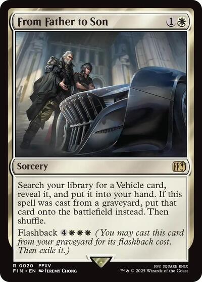 From Father to Son (FIN) #20 Rare (Foil Near Mint) FINAL FANTASY Magic: The Gathering: 2025