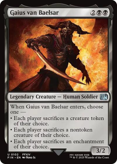 Gaius van Baelsar (FIN) #102 Uncommon (Lightly Played) FINAL FANTASY Magic: The Gathering: 2025