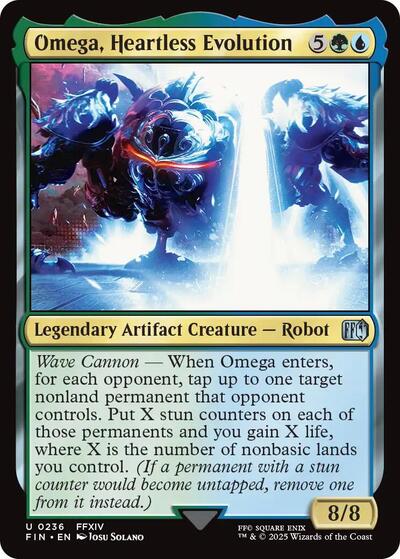 Omega Heartless Evolution (FIN) #236 Uncommon (Lightly Played) FINAL FANTASY Magic: The Gathering: 2025